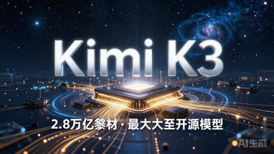 主题：Kimi K3号称全球最大开源模型？